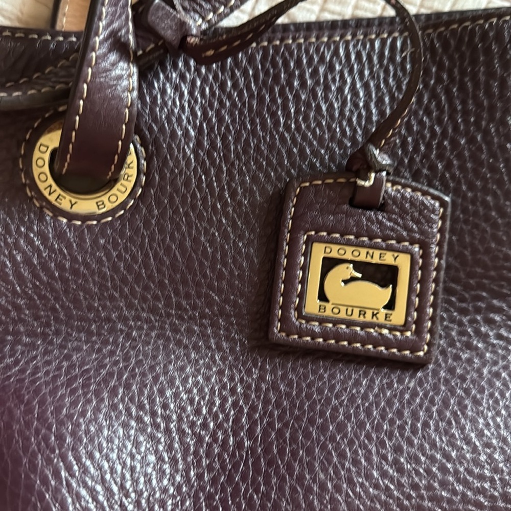 Dooney & Bourke Rich Purple Shoulder Bag - Picture 4 of 4